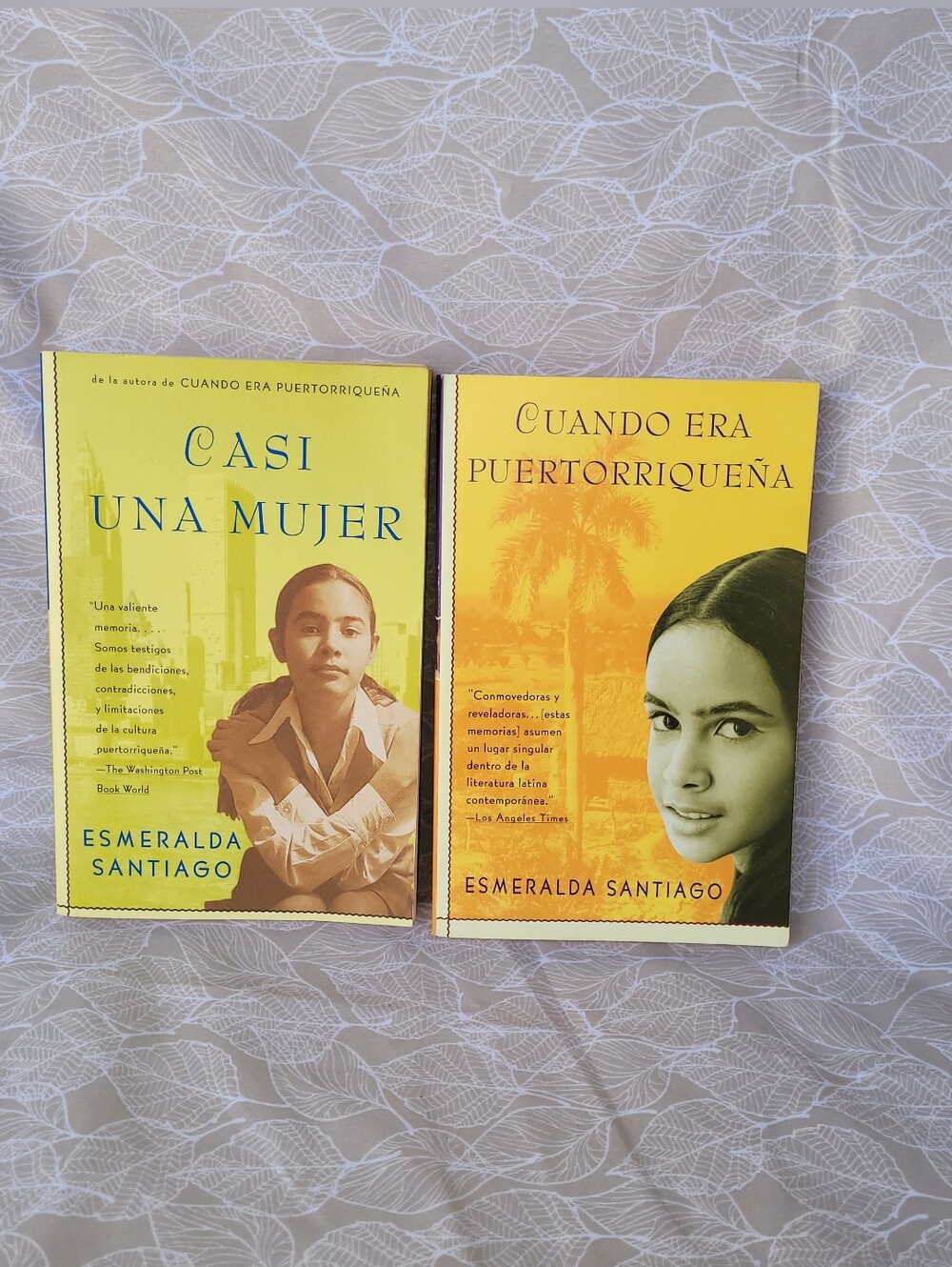 Esmeranda Santiago Cuando Era Puertoriquena & Casi Una Mujer spanish-Books- Lot